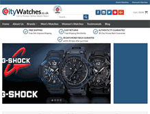Tablet Screenshot of citywatches.co.uk